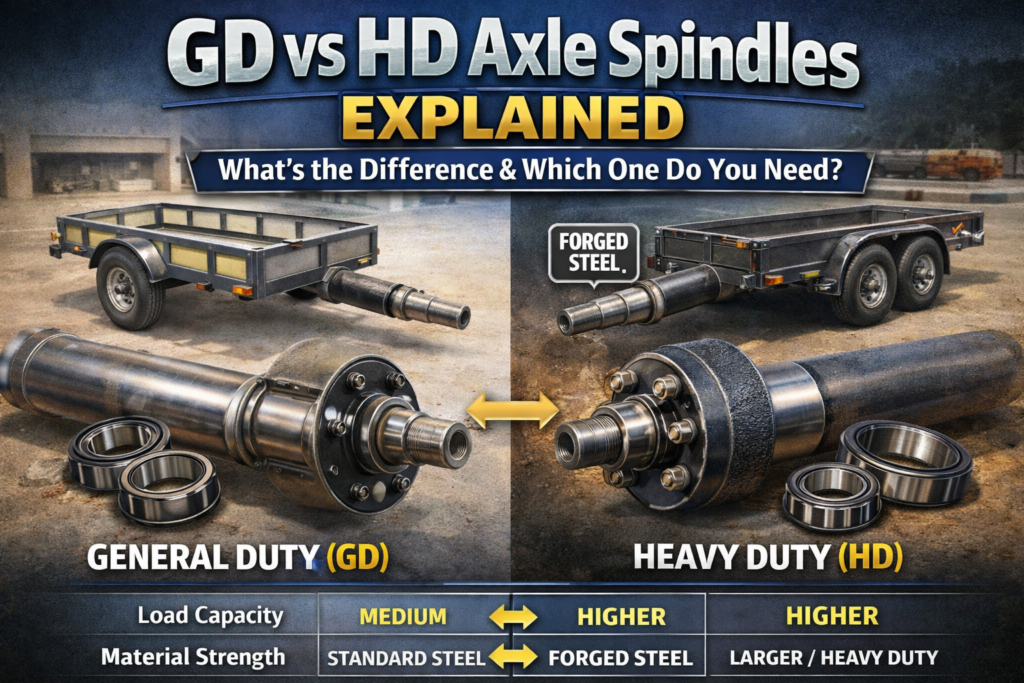 Axle Spindles Replacement Parts